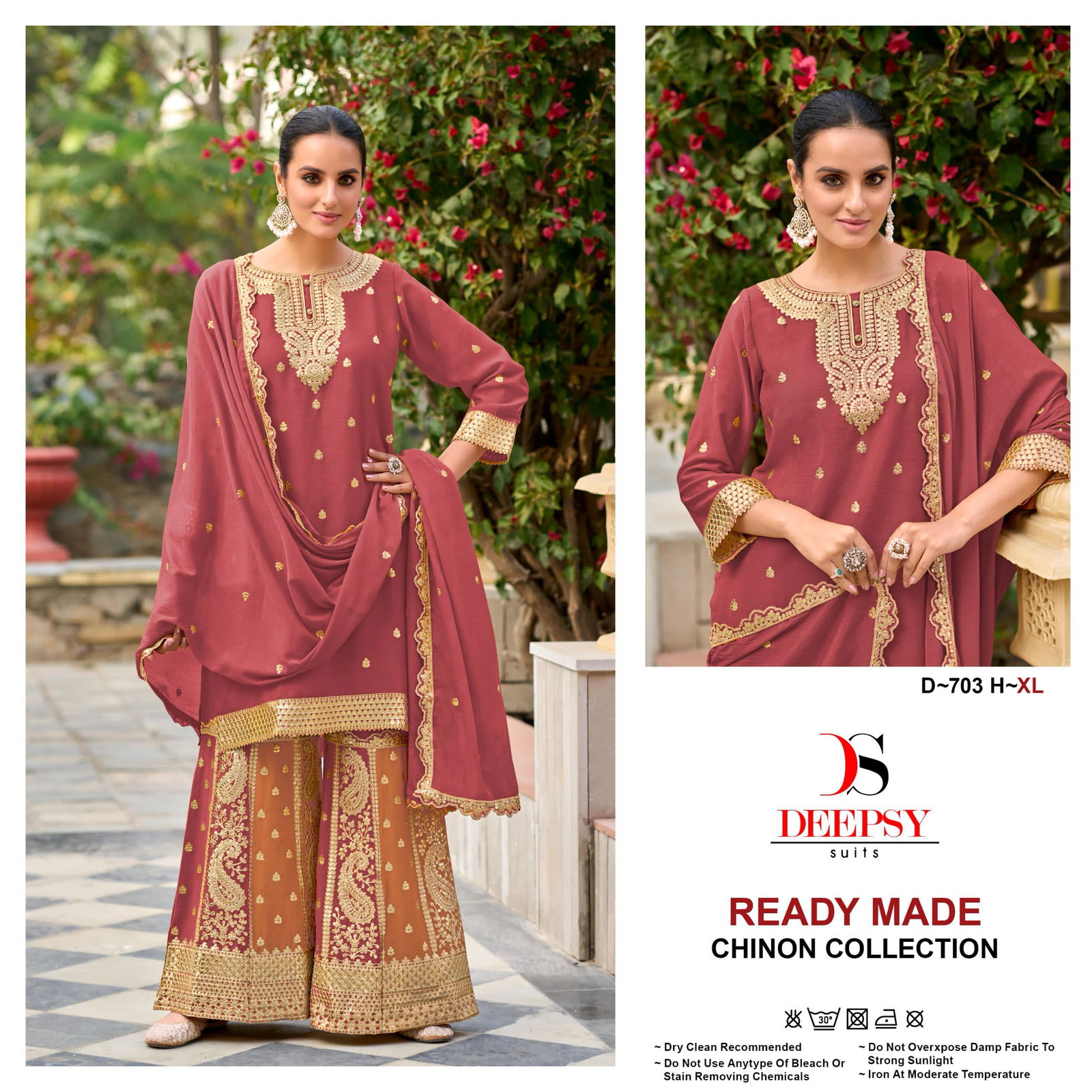 Deepsy D 703 H To K Chinon Pakistani Readymade Suits Suppliers In India